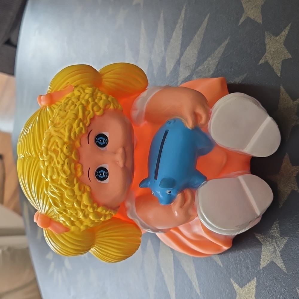 Vintage Cabbage patch kid plastic piggybank